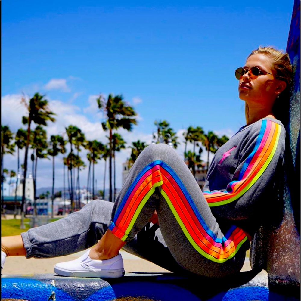 Women’s 5 stripe sweatpants
